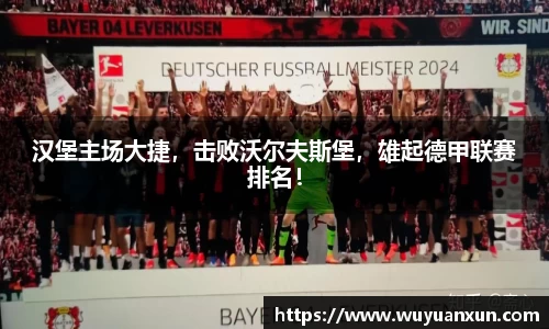 汉堡主场大捷，击败沃尔夫斯堡，雄起德甲联赛排名！