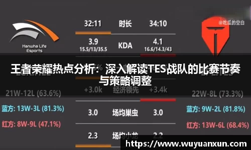 王者荣耀热点分析：深入解读TES战队的比赛节奏与策略调整
